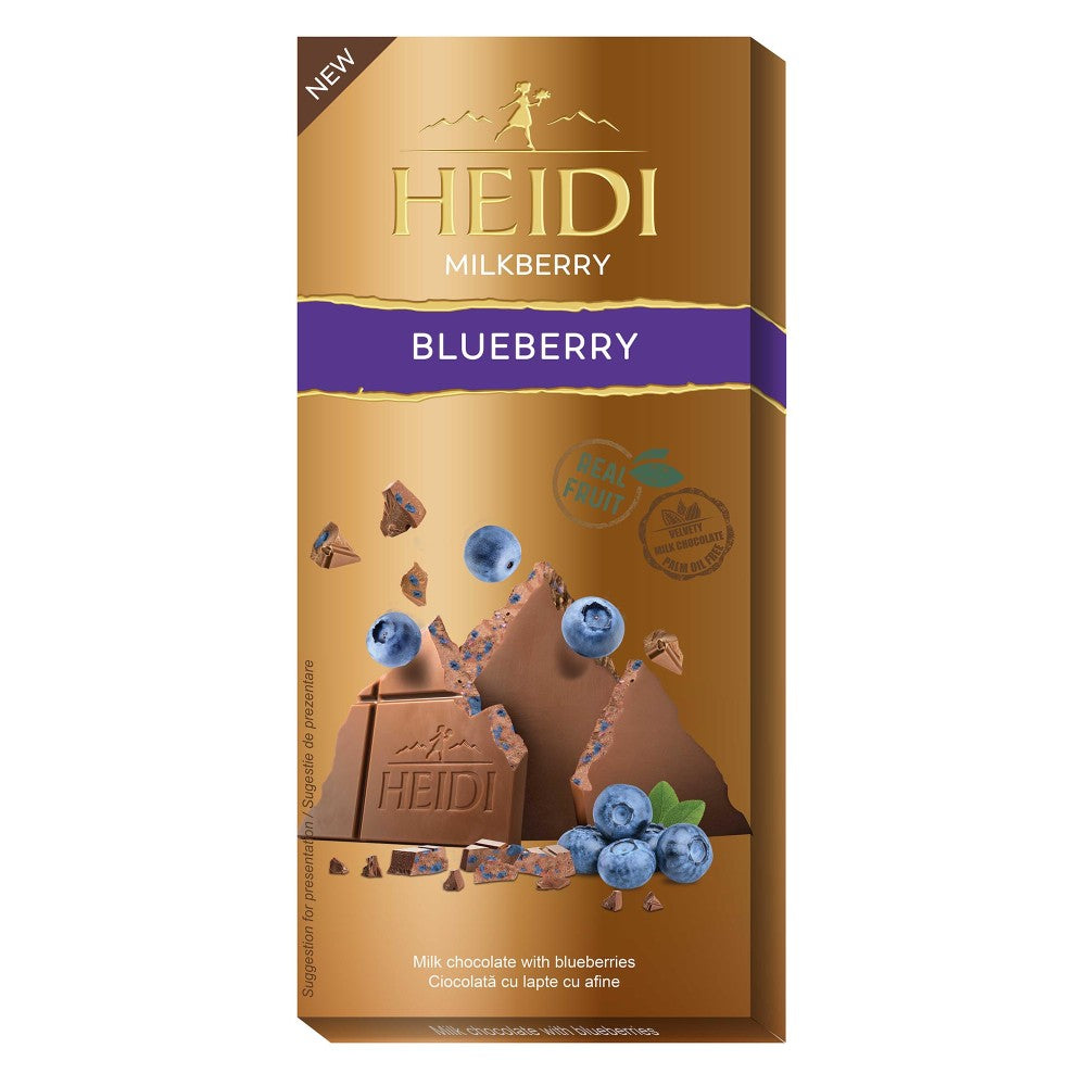 Σοκολάτα Γάλακτος με Μύρτιλα (Blueberry)