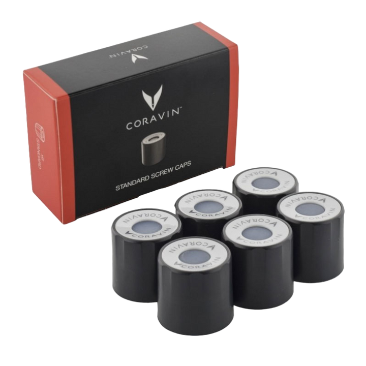 Coravin Standard Screw Caps - Βιδωτά καπάκια (6 τεμ.)
