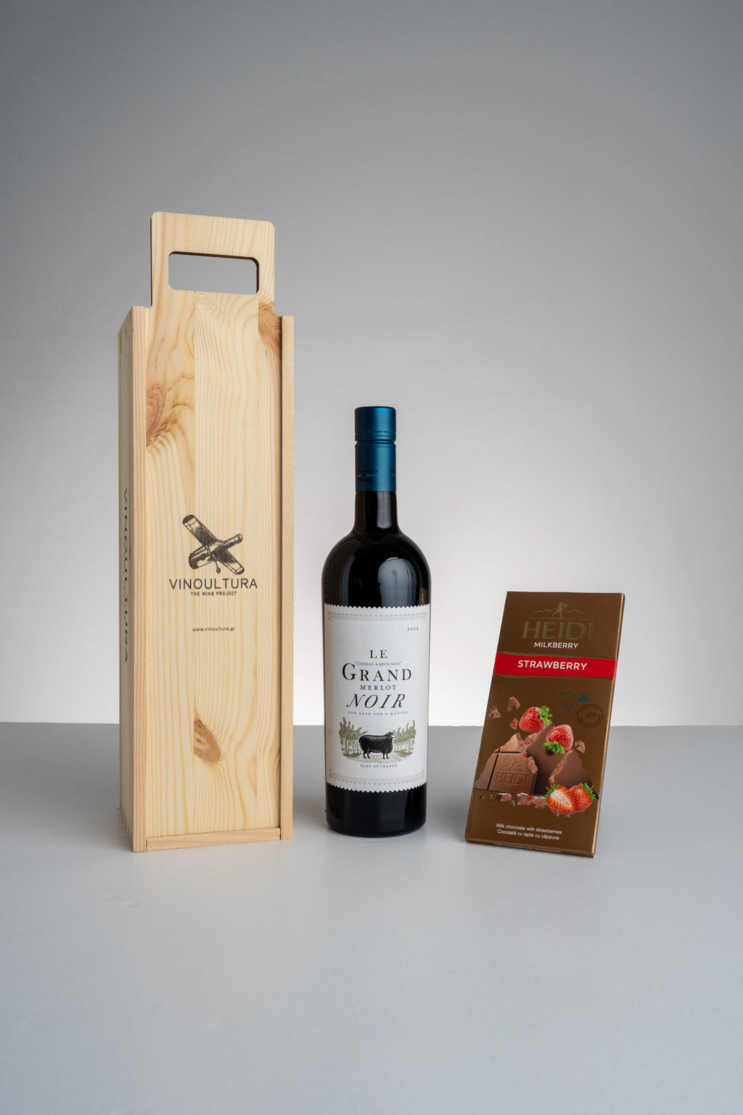 Wine Box "Noir & Rouge"