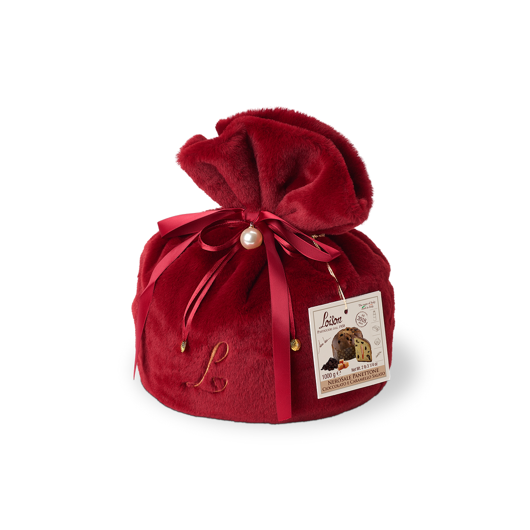 Panettone Nerosale - Chocolate & Salted Caramel - πουγκί (1Kg)