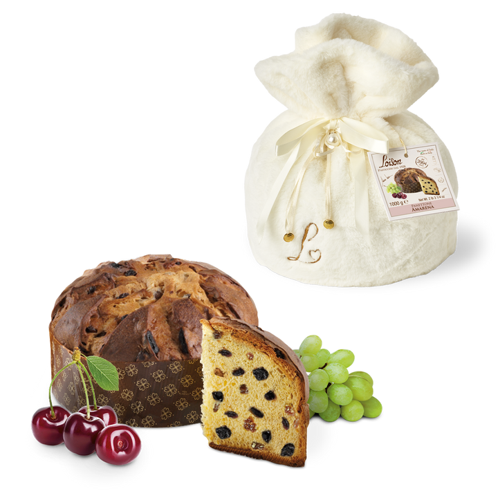 Panettone Cherry - πουγκί (1Kg)