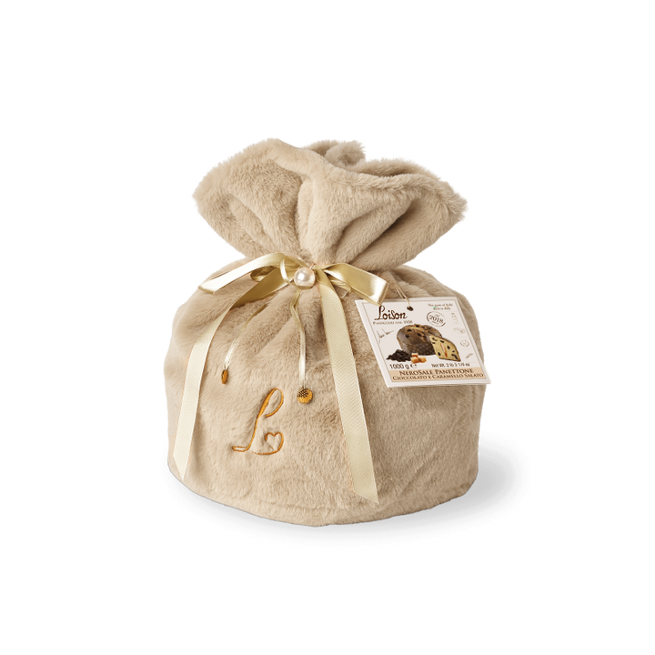 Panettone Nerosale - Chocolate & Salted Caramel - πουγκί (1Kg)
