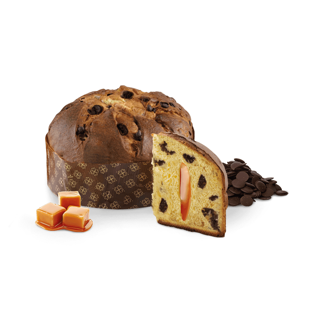 Panettone Nerosale - Chocolate & Salted Caramel (600g)