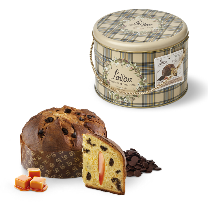 Panettone Nerosale - Chocolate & Salted Caramel (750g)