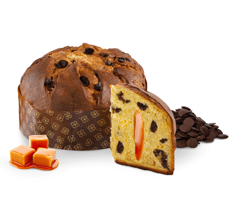Panettone Nerosale - Chocolate & Salted Caramel (750g)