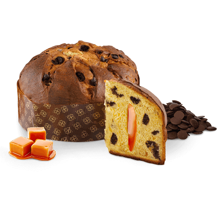Panettone Nerosale - Chocolate & Salted Caramel (750g)