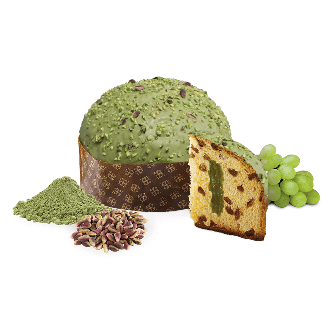 Panettone Pistachio and Matcha (600g)