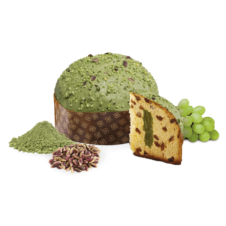Panettone Pistachio and Matcha (600g)