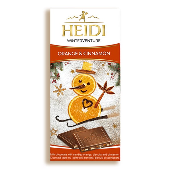 Σοκολάτα με πορτοκάλι & κανέλα