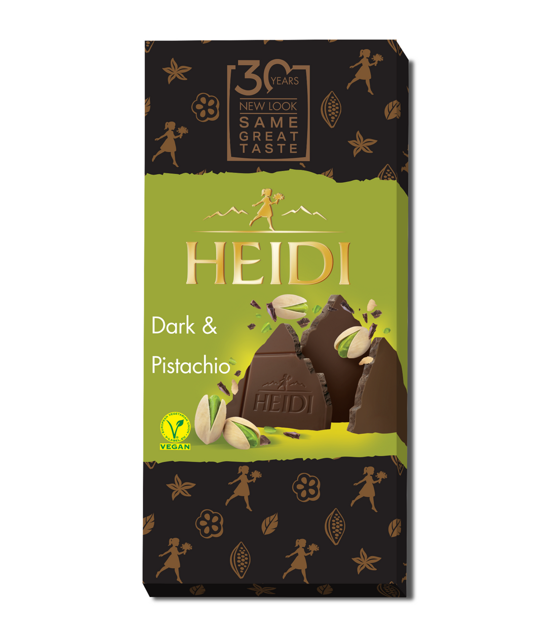 Μαύρη Σοκολάτα με Φιστίκια