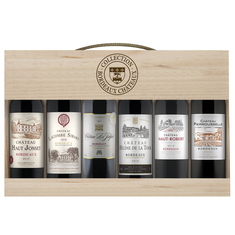 Ξυλοκιβώτιο Γαλλικών κρασιών - Wooden Case 6 bottles