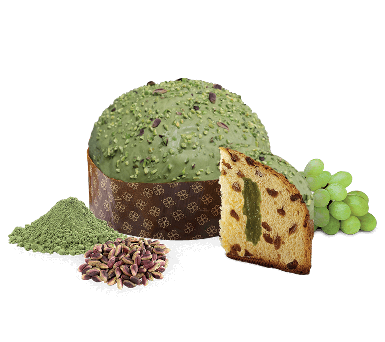 Panettone Pistachio and Matcha