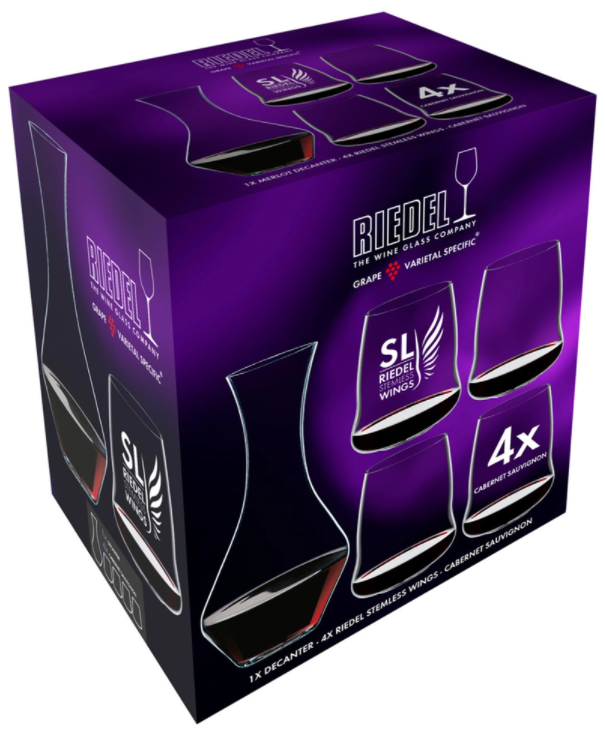 SL RIEDEL Stemless Wings + Decander